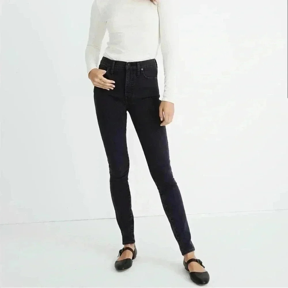Madewell 10” skinny jeans in black